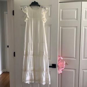 Marie Oliver White Maxi Dress